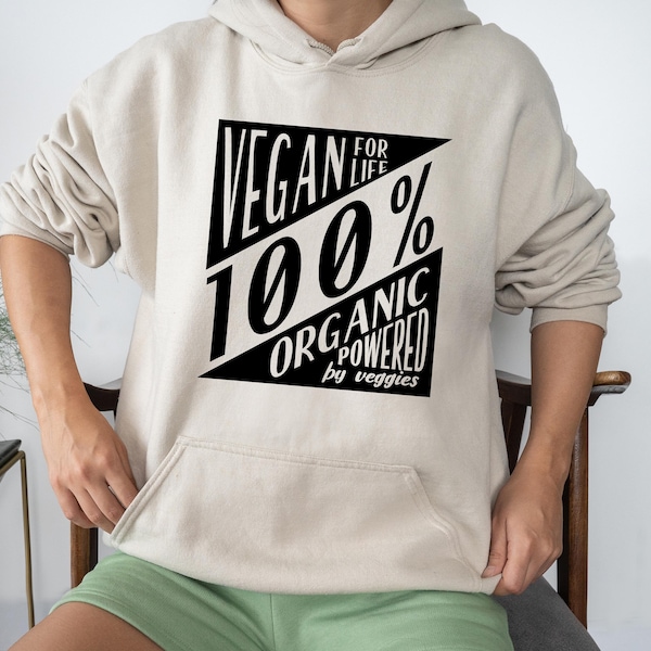 Unisex Vegan Hoodie Vegan Life Gift For Her/Him Animal Rights Vegan Sweatshirt Vegan Sweater Vegan Christmas Gift Vegan Hoody Vegan jumper