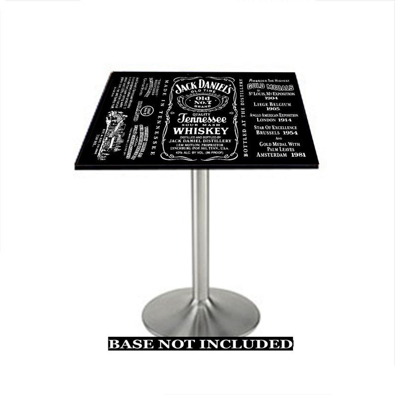 Custom Made Man Cave home Bar Printed Chromaluxe Table Tops Your Design Or logo Or Free Design Service Bar Table