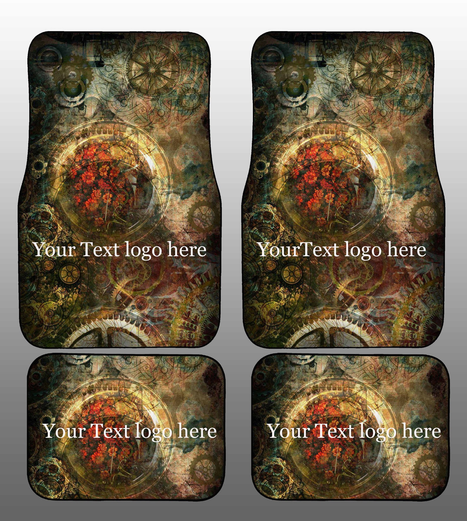 Personalised Custom Car Mat Set Car Accessories Logo Mat Etsy UK