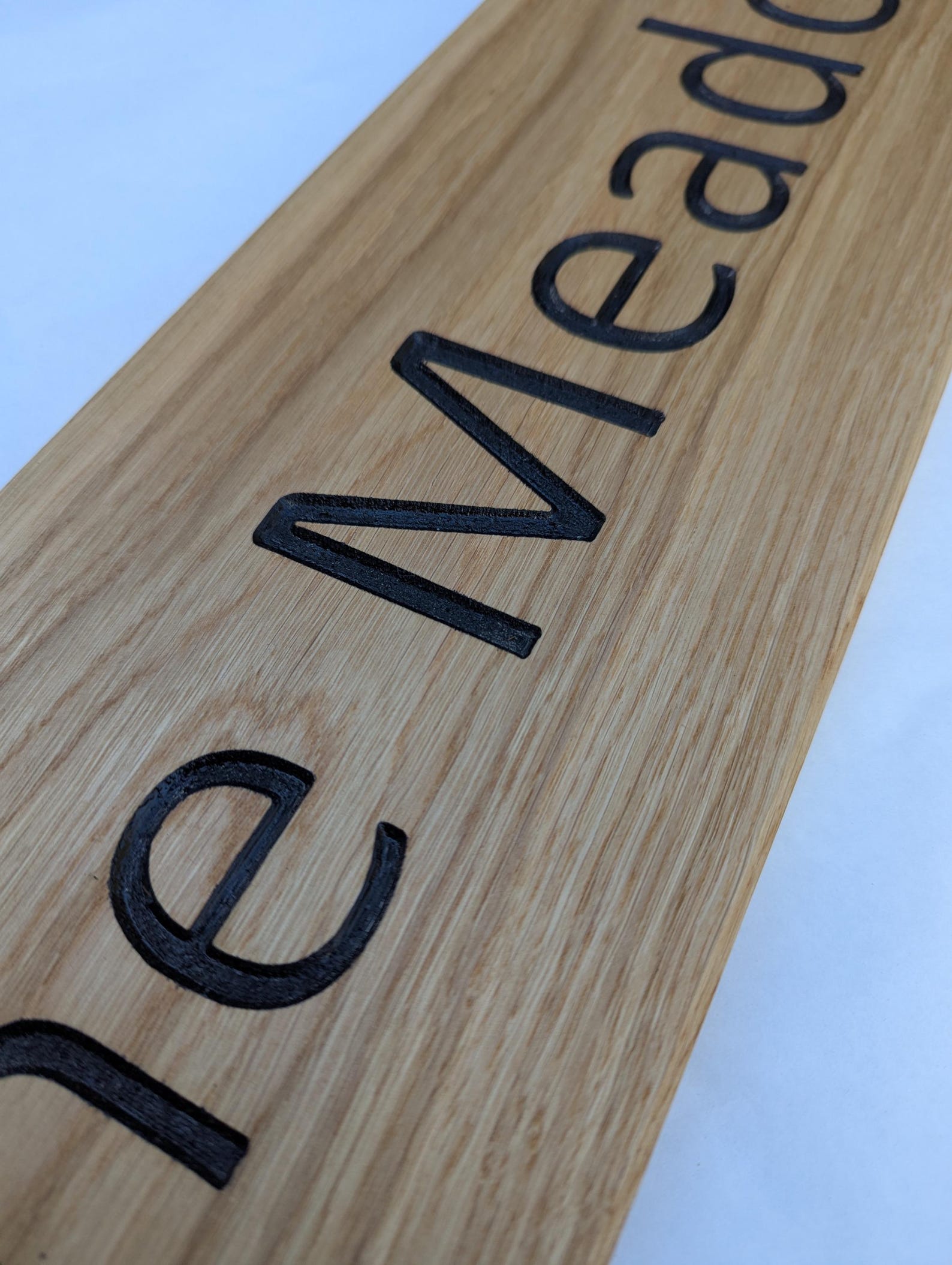 Personalised Oak Arrow Sign With Post Custom House Sign Outdoor ...