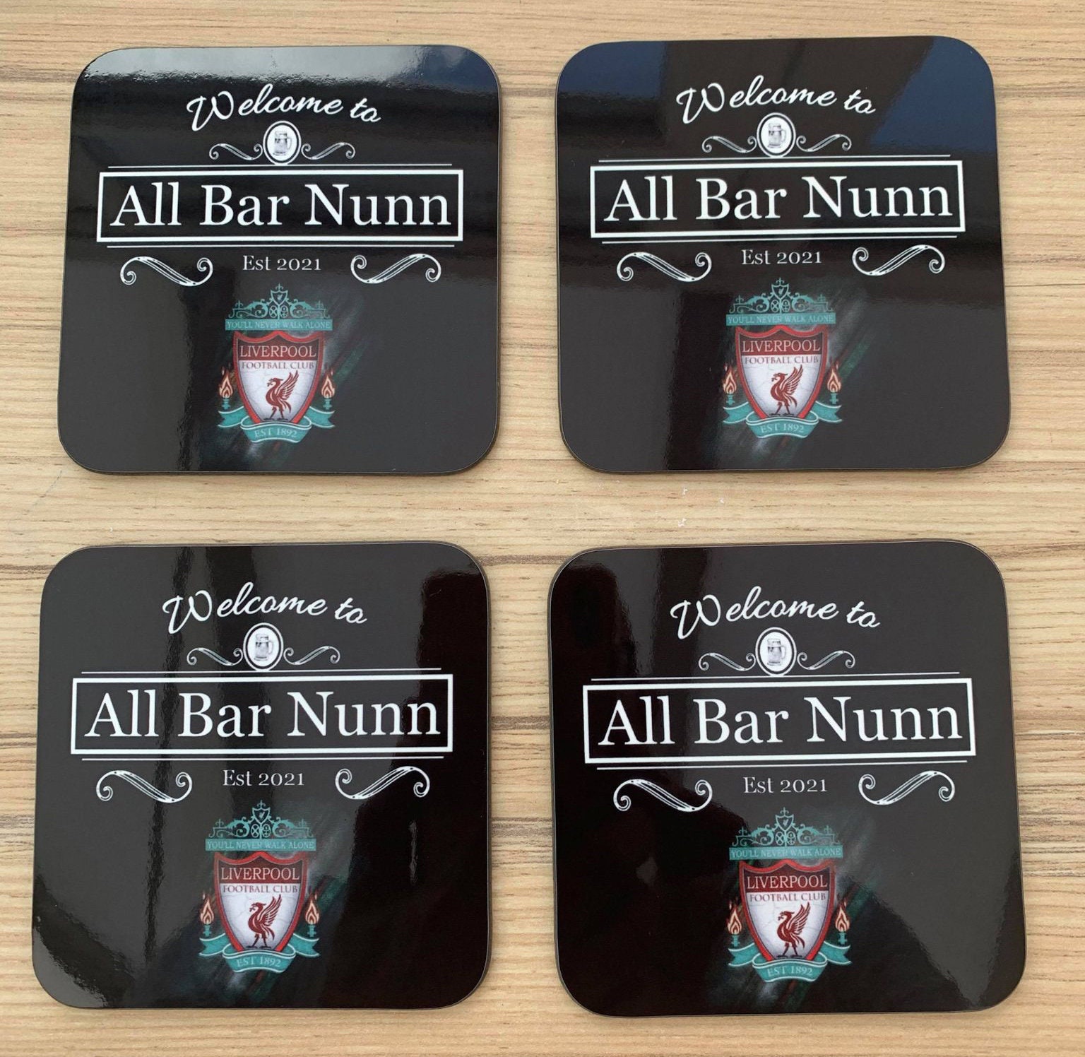 Personalised Bar Runner Man Cave Home Bar Bar Runner Beer Mat Etsy UK
