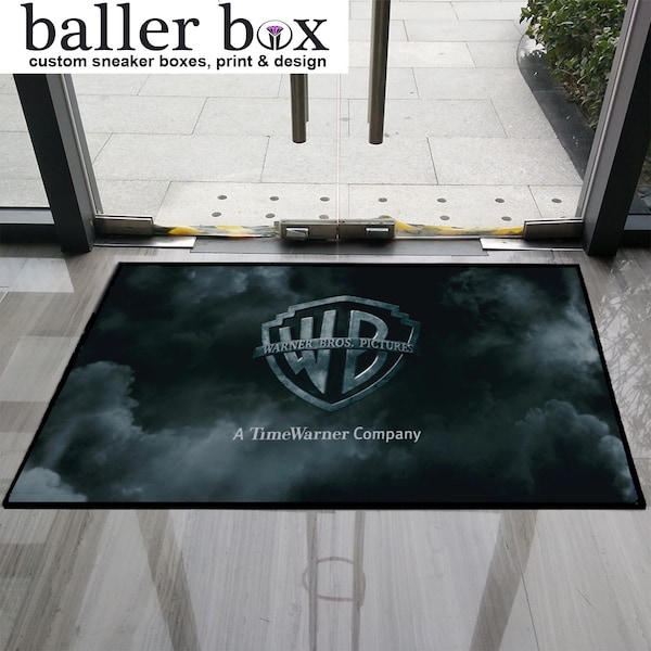 Personalised Custom Printed  business Logo Mat Floor Business Door Indoor or outdoor Mat Entrance 3 Mat Sizes Available Machine Washable