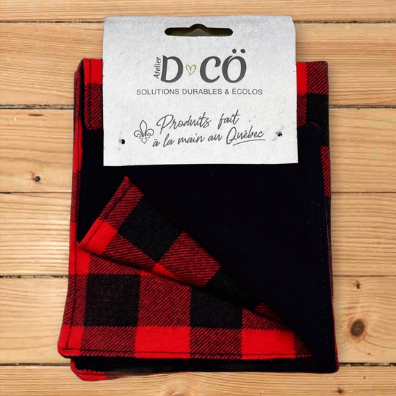 Reusable napkins. Flannel