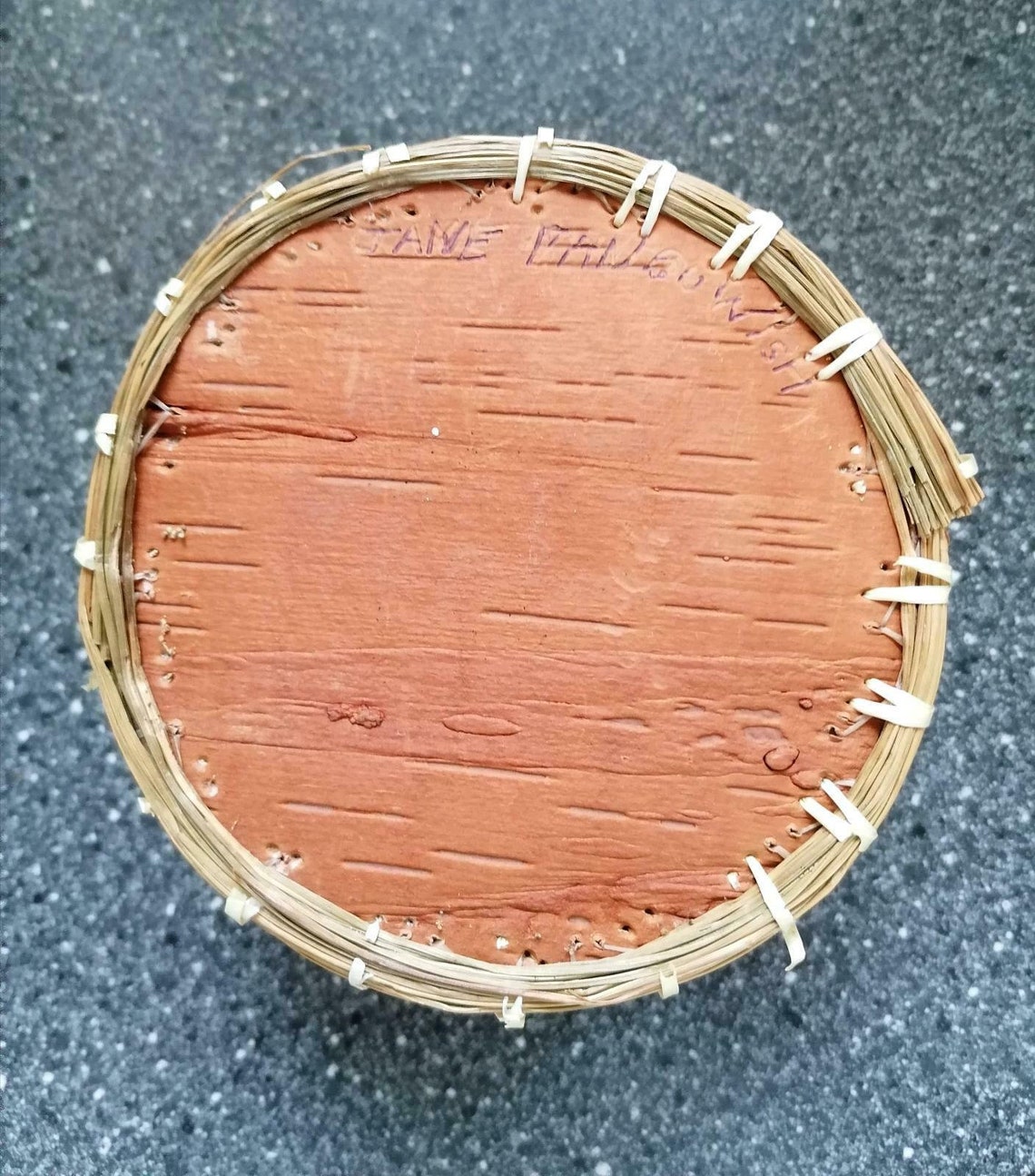 Porcupine Quill Birch Bark Basket Box Etsy