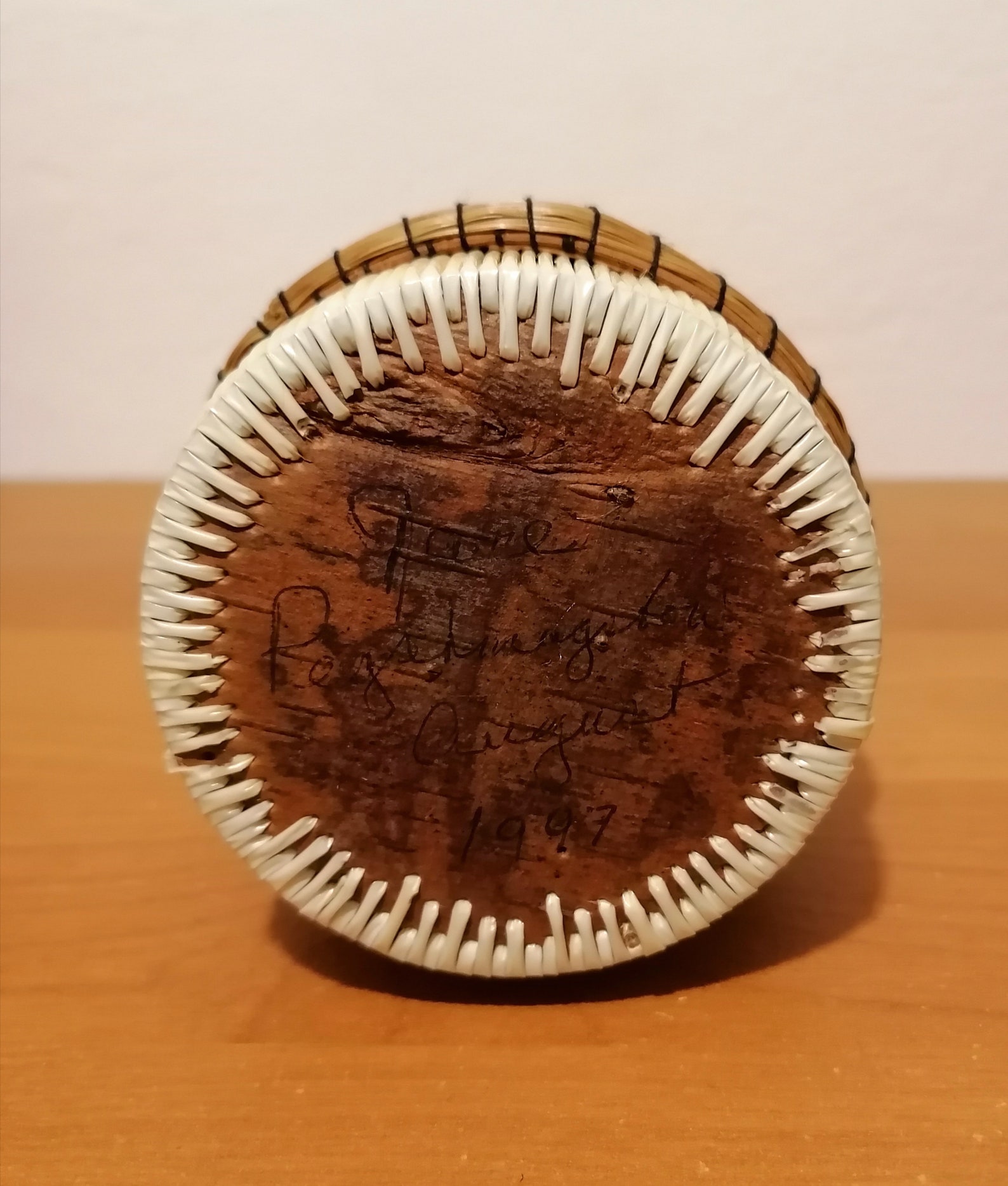 Porcupine Quill Birch Bark Basket Box/Boîte à plumes de Etsy