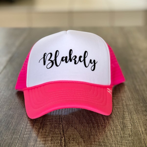 Custom Name Kids Snapback Hat | Personalized Name Kids Trucker Hat | Toddler Snapback | Infant Trucker Hat | Child Trucker Hat | Baby Hat |