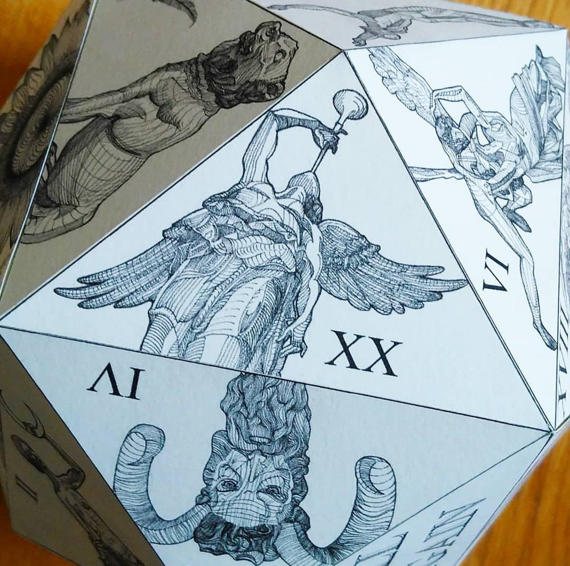 Tarot Dice The Statue Speaks Major Arcana Digital Download Etsy
