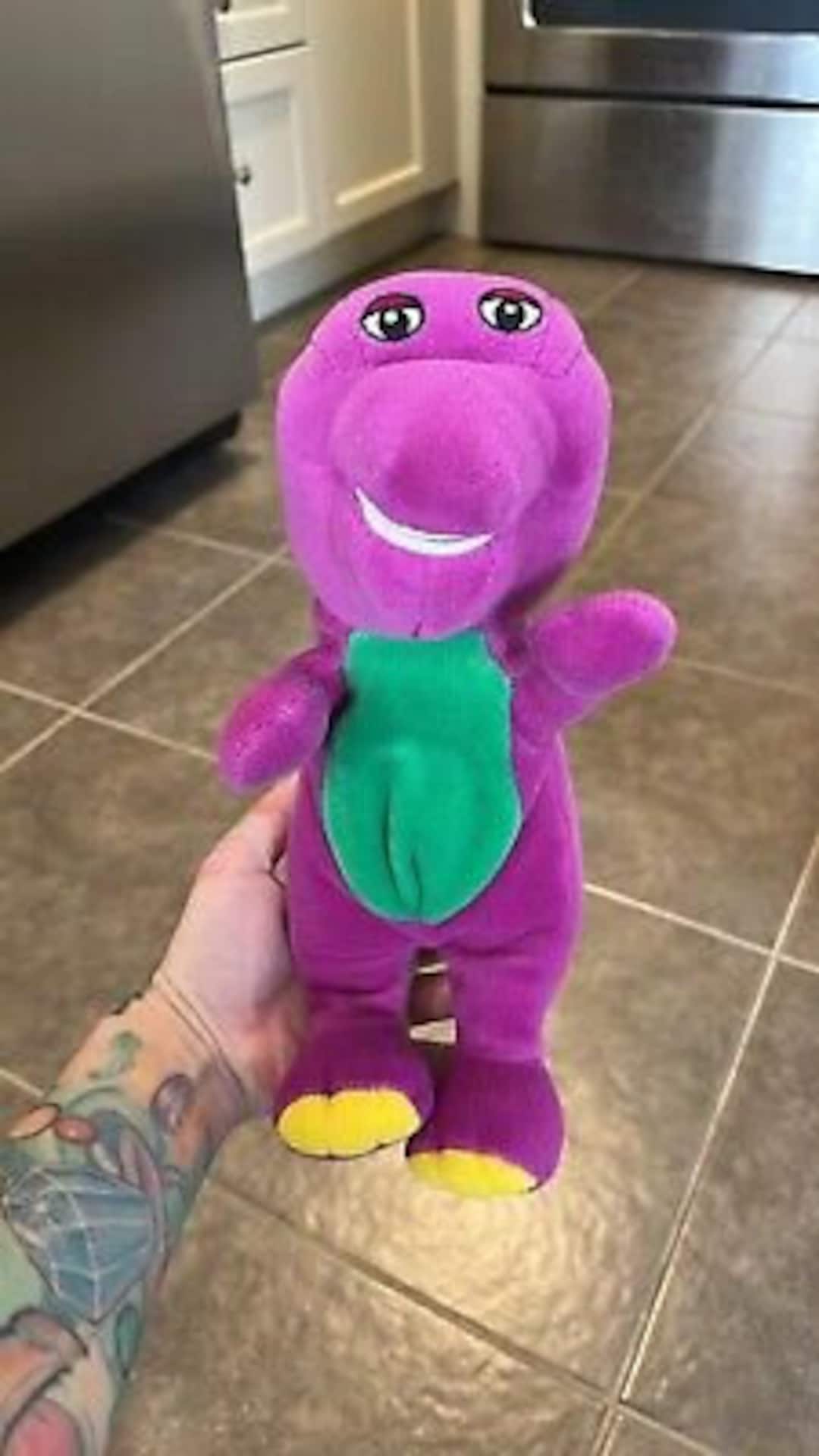 Barney the Dinosaur Plush Toy 10 Etsy Ireland