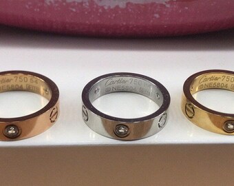 Cartier Love Ring Etsy