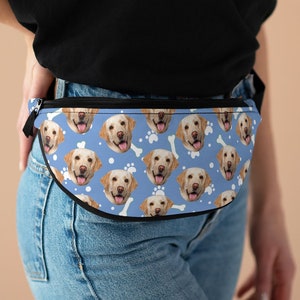 Custom Dog Fanny Pack, Custom Dog Fanny Pack, Pet Face Gift, Personalized Pet Fanny Pack, Customized Dog Face Fanny Pack, Custom Fanny Pack