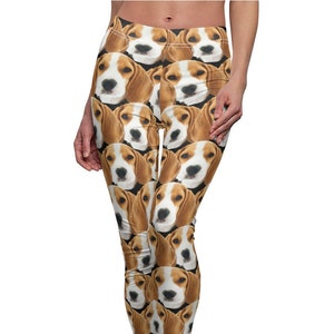Leggings personalizados para fotos de mascotas, ponga su cara en leggings personalizados, leggings para perros, leggings para gatos, regalo personalizado