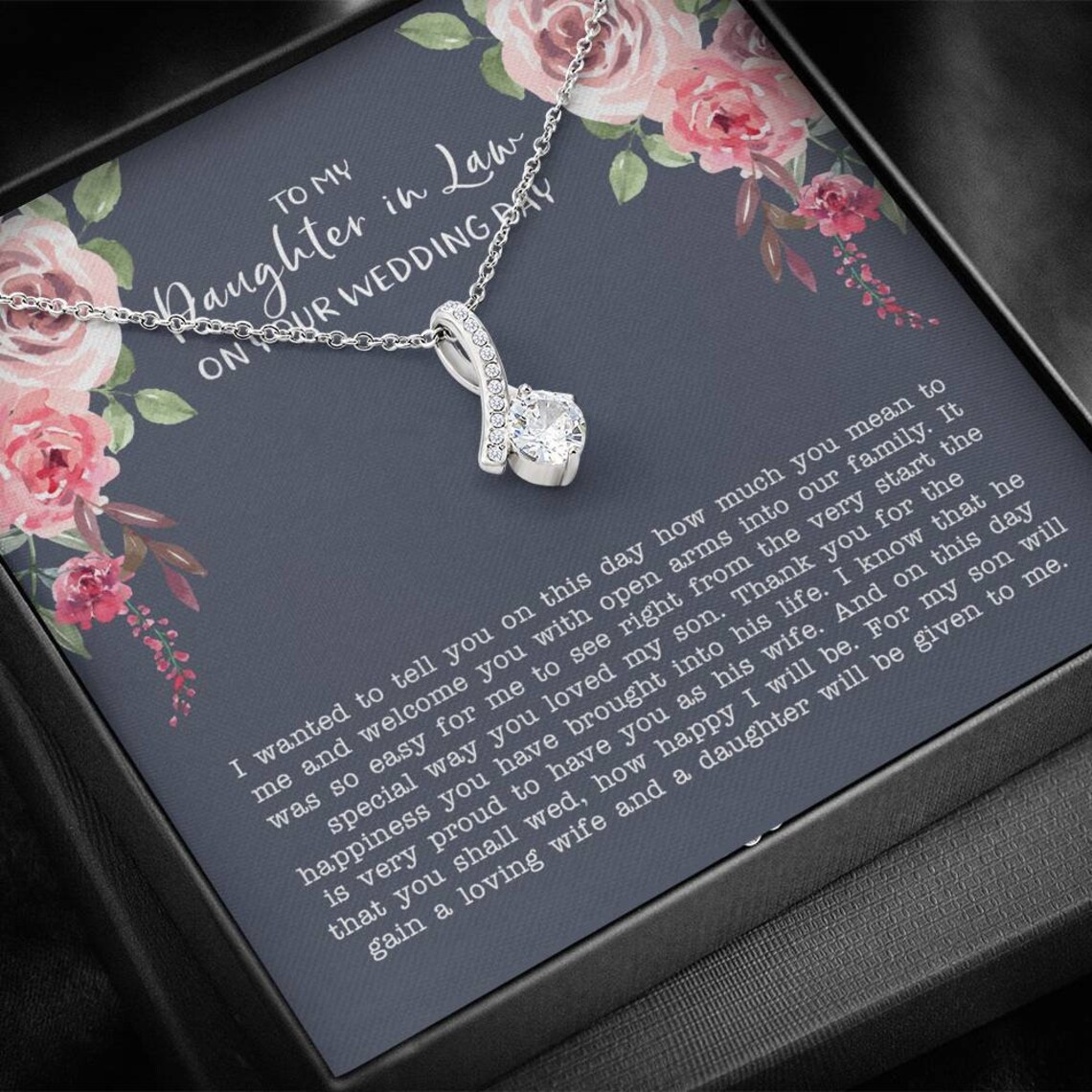 To My Daughter in Law Gift on Wedding Day Future Daughter in Etsy