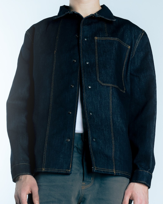 1/1 Pillar indigo chore jacket