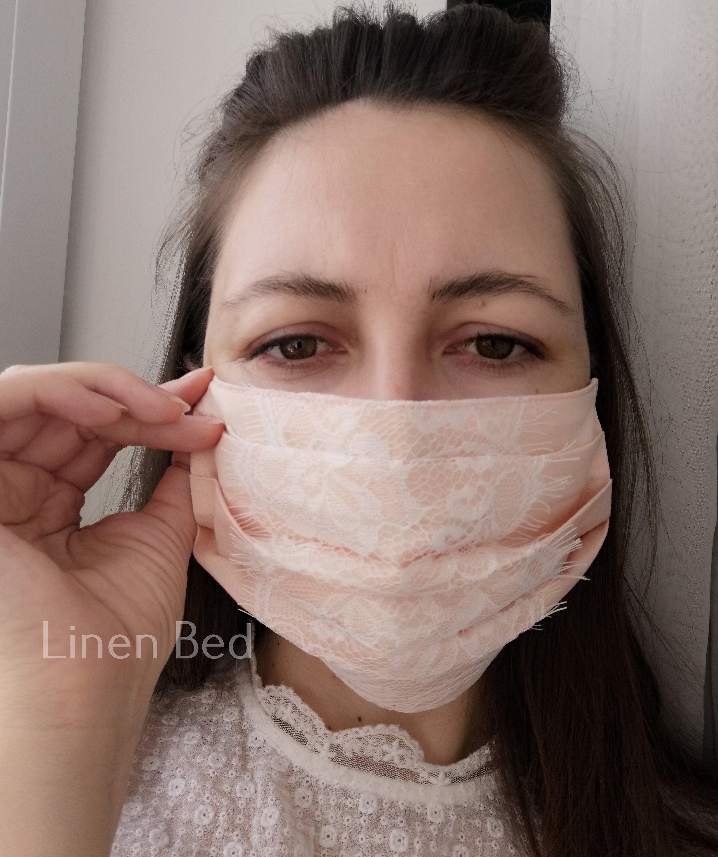 Lace face mask designed handmade reusable mask lace Etsy