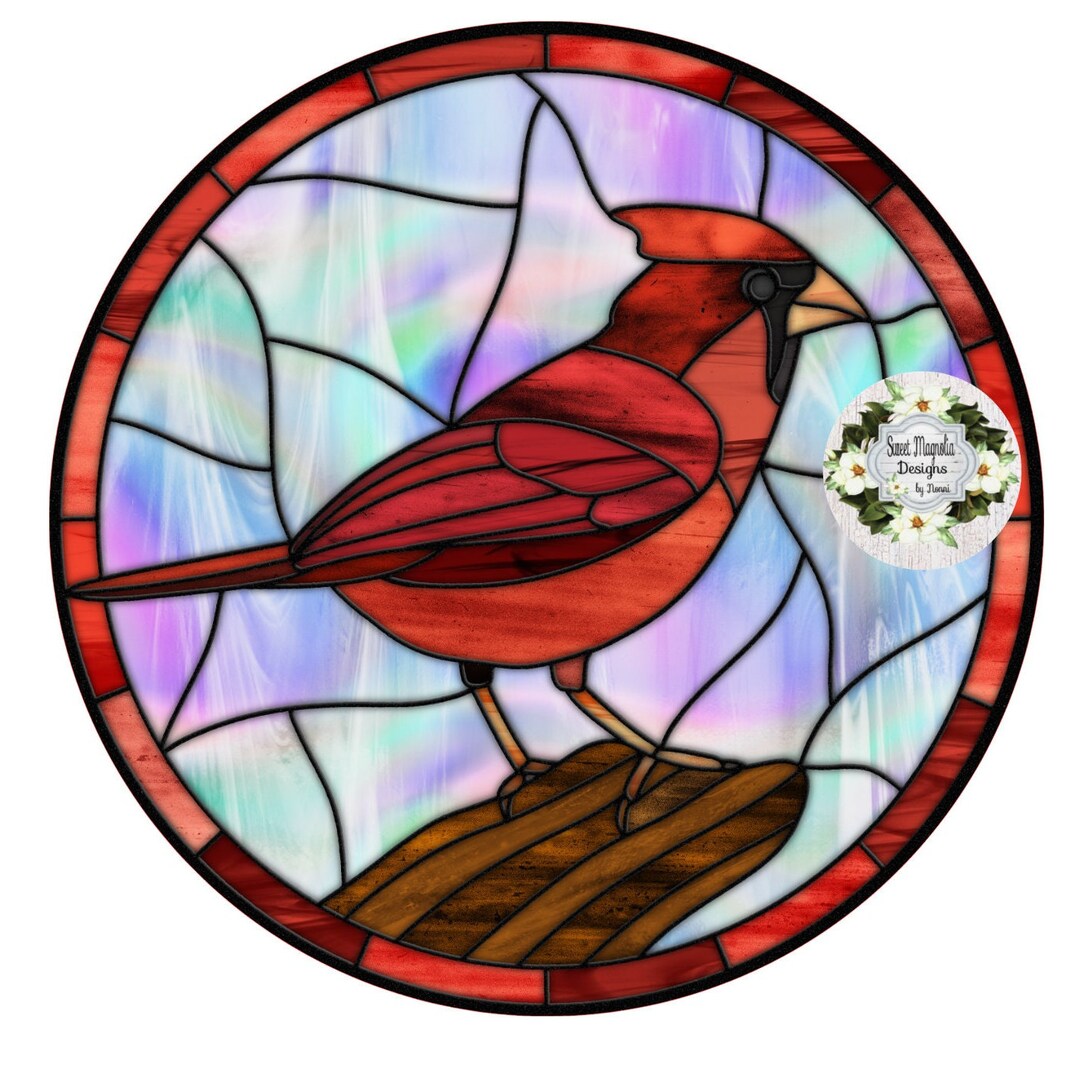 Faux Glass Cardinal Sign Faux Glass Sign Cardinal Sign Etsy symbolism-of-the-cardinal-bird-symbol-sage