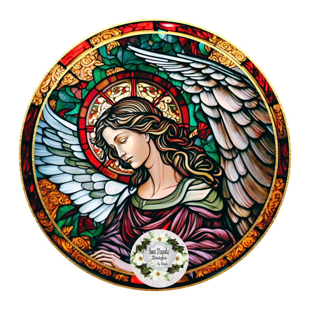 Faux Stained Glass Christmas Angel Sign Faux Stained Glass Christmas faux-stained-glass-christmas-angel-sign-faux-stained-glass-christmas