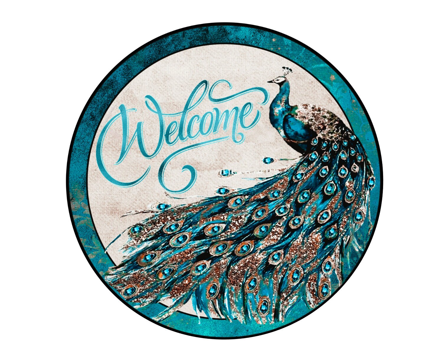 Peacock Sign Peacock Sign Door Decor Everyday Sign Etsy