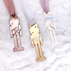 Personalized nutcracker tag/ nutcracker gift tag/ nutcracker ornament