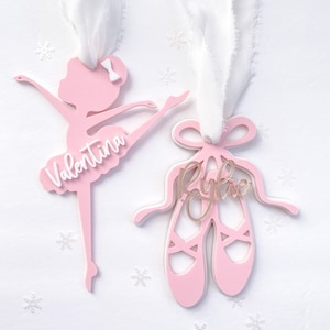 Personalized ballet/ ballerina tags/ ornaments