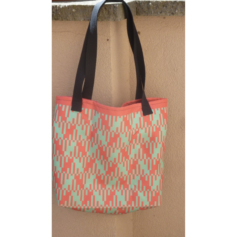 Caribbean Bag Turquoise and Pantone Venus Cats Tote Bag Yoga bag Beautiful Auspicious Tote bag Colorful Coral Reef Tote bag Lounge Bag