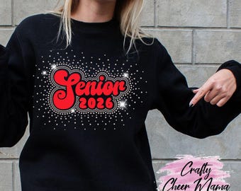 Senior Rhinestone Template /Rhinestone Template/ Senior Shirt Design / Senior svg / Senior 2026 / Senior 2026 SVG