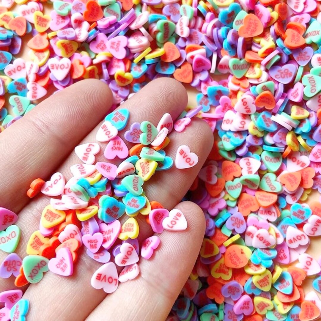 Candy Hearts Conversation Hearts Fake Candy Hearts Etsy