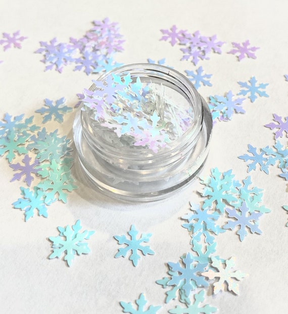 Frost Bite - Snowflake Glitter - Christmas Glitter - Color Shifting Glitter  - Holiday Glitter - Snowflake - Glitter Shapes