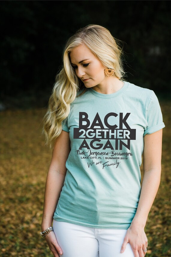 Personalized Reunion Shirt Back 