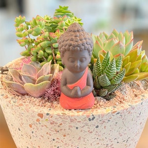 Miniature Buddha Figures for Home & Plants