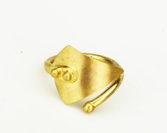 Speerhoofd van de godin Athena, ring uit de Griekse mythologie, verguld modern 925 zilver 50e verjaardagscadeau voor vrouwen, oude Griekse kunst