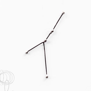 Broche constellation du cancer, broche zodiaque en argent 925, broche céleste signe du zodiaque, broche signe céleste, cadeau femme