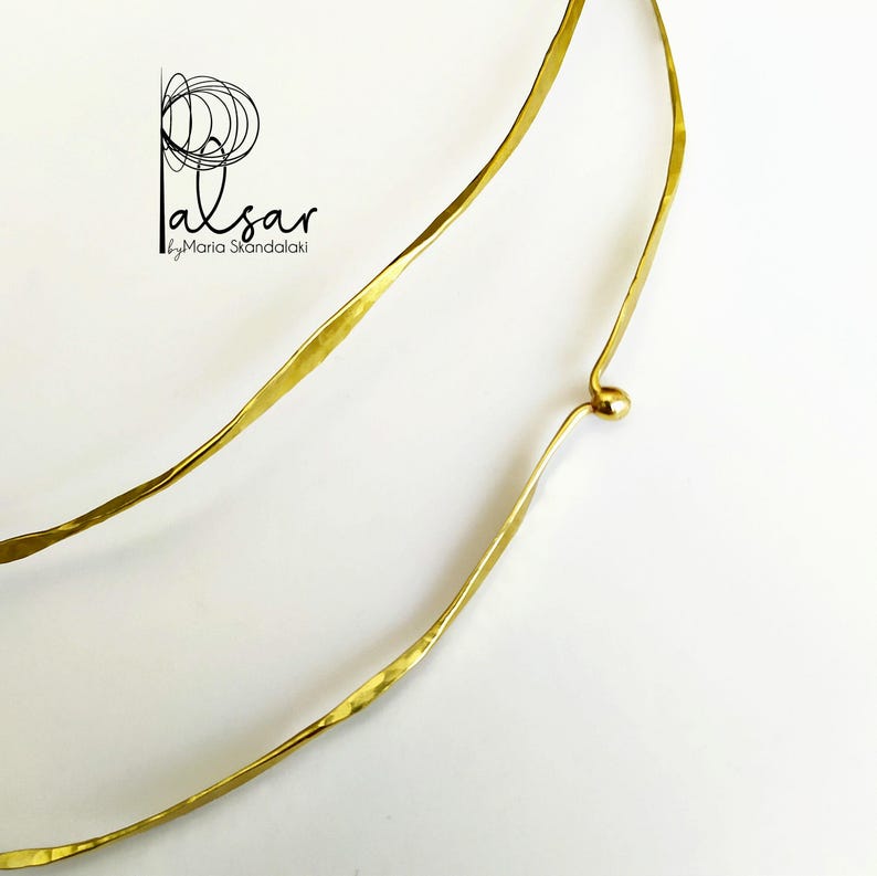 Greek Orthodox Wedding Crowns, Gold Plated Hand Forged Brass Wedding Jewelry, Greek Stefana, Silversmith Jewelry Artisan Metalwork
