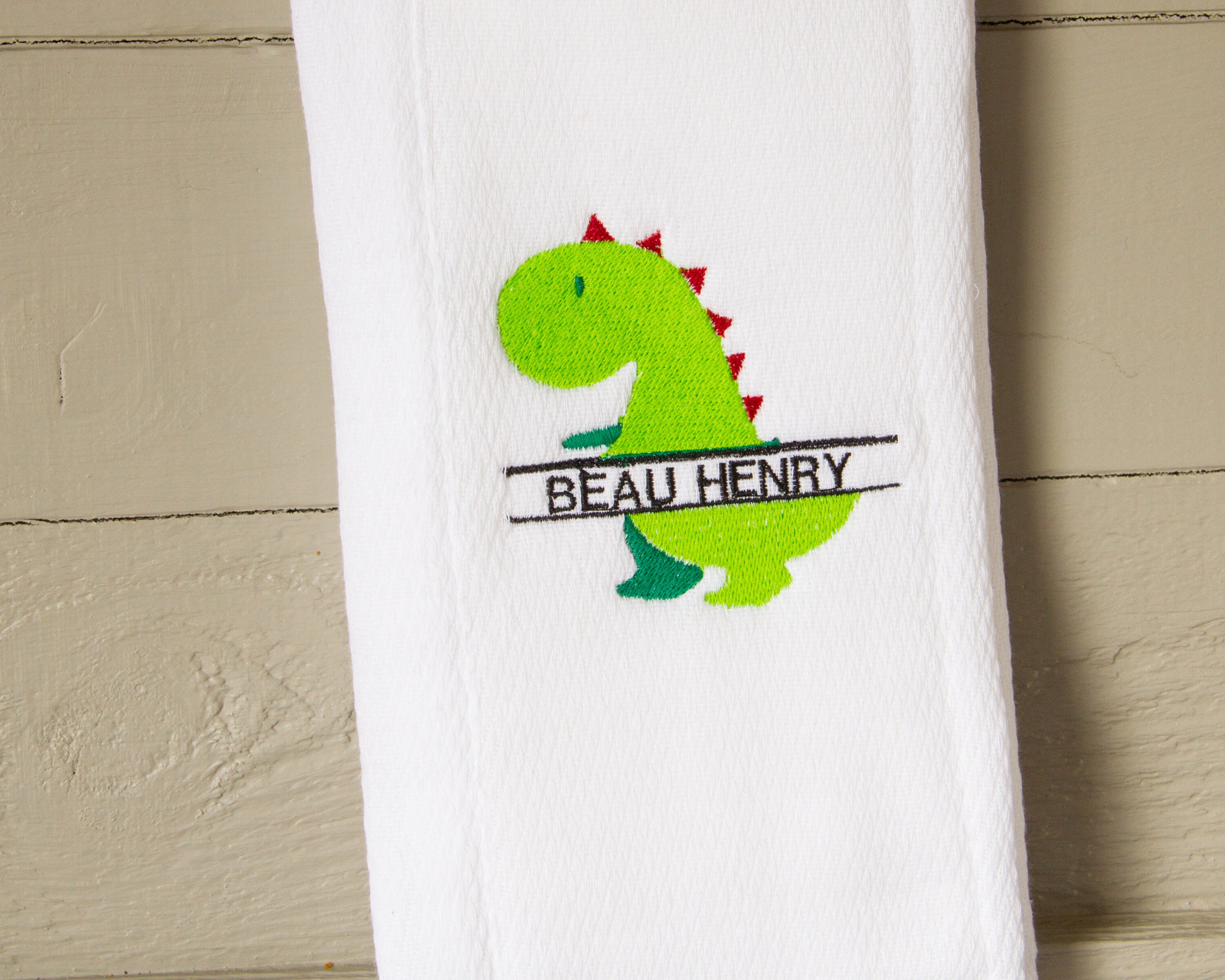 Dinosaur Burp Cloth Customized Burp Cloth Baby Gift Baby Etsy.de