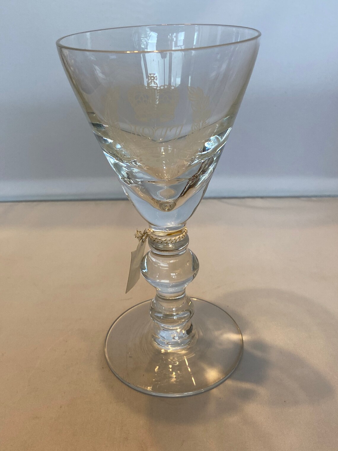 Royale County Lead Crystal Goblet Queen Elizabeth II Silver Etsy
