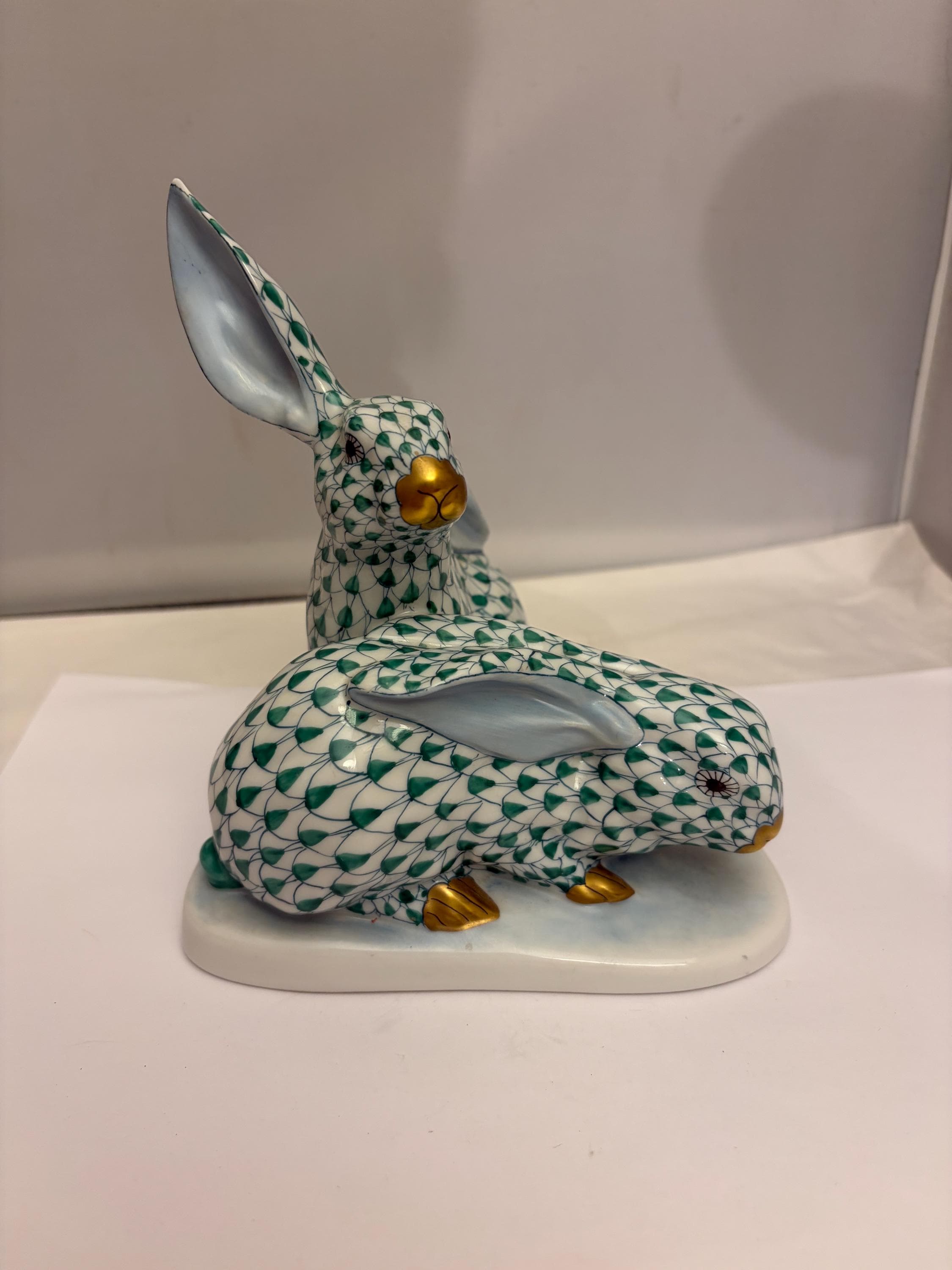 ヘレンド社製可愛いウサギの陶器置物 Herend rabbit - Etsy 日本