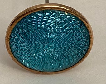 Pin de sombrero azul