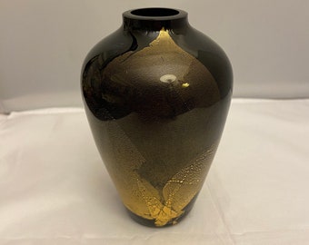 Black and Gold Vase