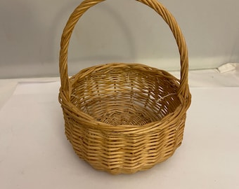 ミニチュアフランス製籐バスケット