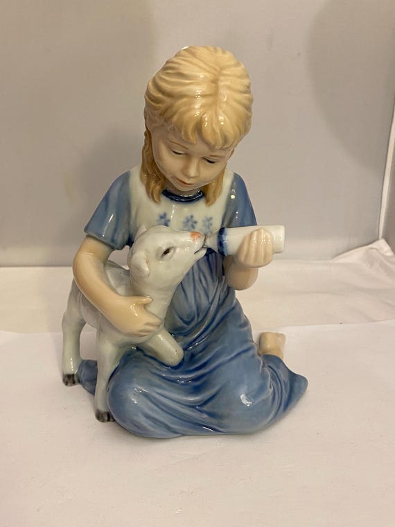 Royal Copenhagen Figurine No. 3539 Girl With A Doll