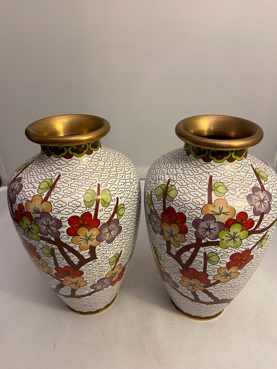 中国七宝焼花瓶 - Etsy 日本