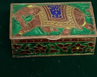 ASTIER de VILLATTE Elephant ボックス Silver Enamel Elephant Box - Etsy