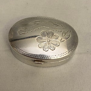 Silver Pill Box