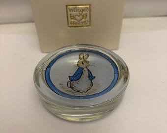 Winged Heart Beatrix Potter Peter Rabbit Paperweight