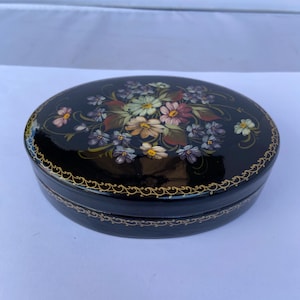 Painted Papier-mâché Box