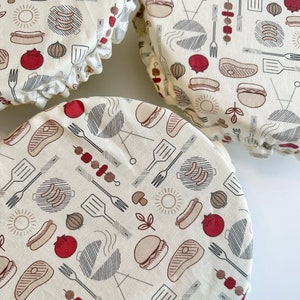 Reusable/Reversible Washable Cotton Eco-Friendly gift kitchen tool (set of 3 including 7 in, 8.5 inch and 10inc.