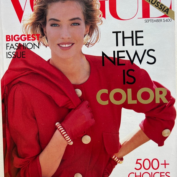 Vintage, Vogue, September 1990