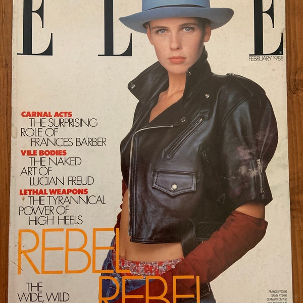 Vintage Elle February 1988