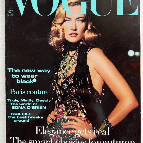 British vintage vogue October 1992