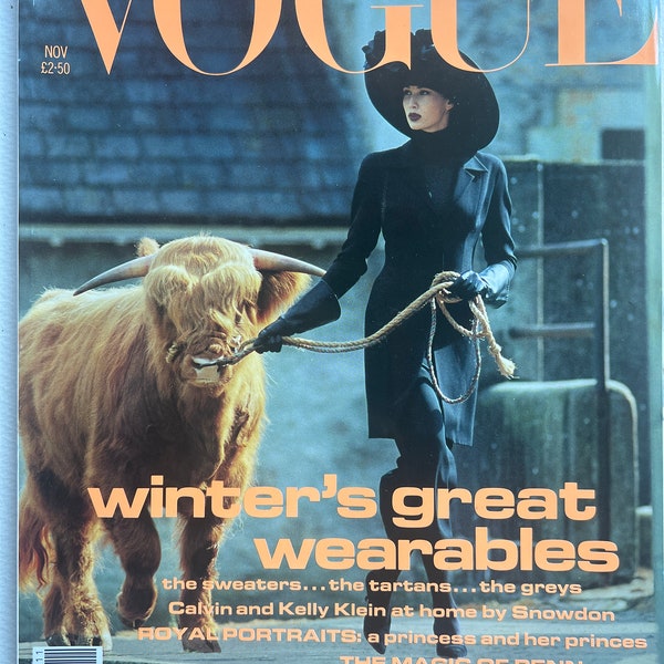 vintage British vogue November 1991