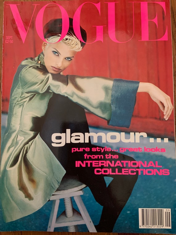 Vintage British Vogue September 1991 - Etsy